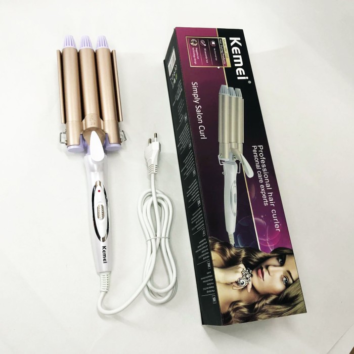 Плойка-стайлер для завивки Kemei KM-1010, Плойка для завивки волосся з різними функціями RL-30