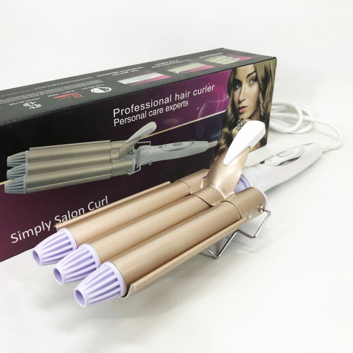 Плойка-стайлер для завивки Kemei KM-1010, Плойка для завивки волосся з різними функціями RL-30