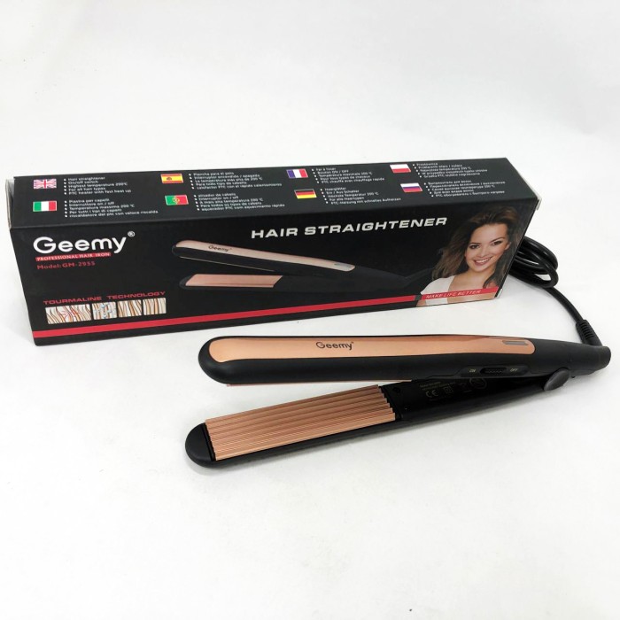 Укладання волосся випрямлення, Випрямляч для волосся для створення гофре, Ергономічна праска-випрямляч VL-14