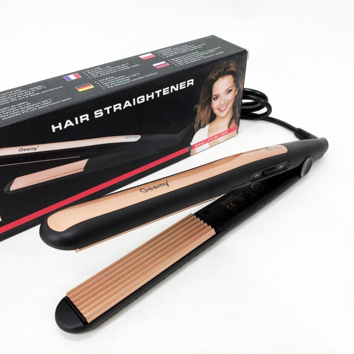 Укладання волосся випрямлення, Випрямляч для волосся для створення гофре, Ергономічна праска-випрямляч VL-14