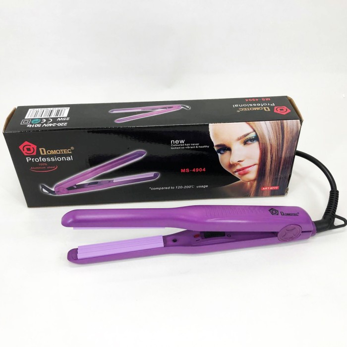 Праска для догляду за волоссям Domotec MS-4904 30 W, Випрямляч праска щипці, Плойка-випрямляч TM-95