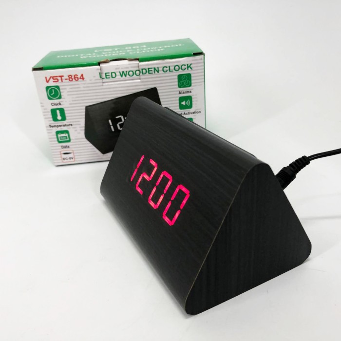 Настільний годинник з автоматичним підсвічуванням VST-864, Настільний годинник для офісу TP-62