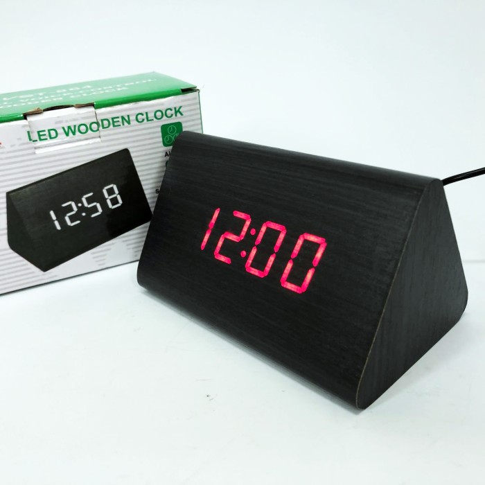 Годинник електронний настільний з дисплеєм, Годинник настільний класний зі світловим табло GR-13