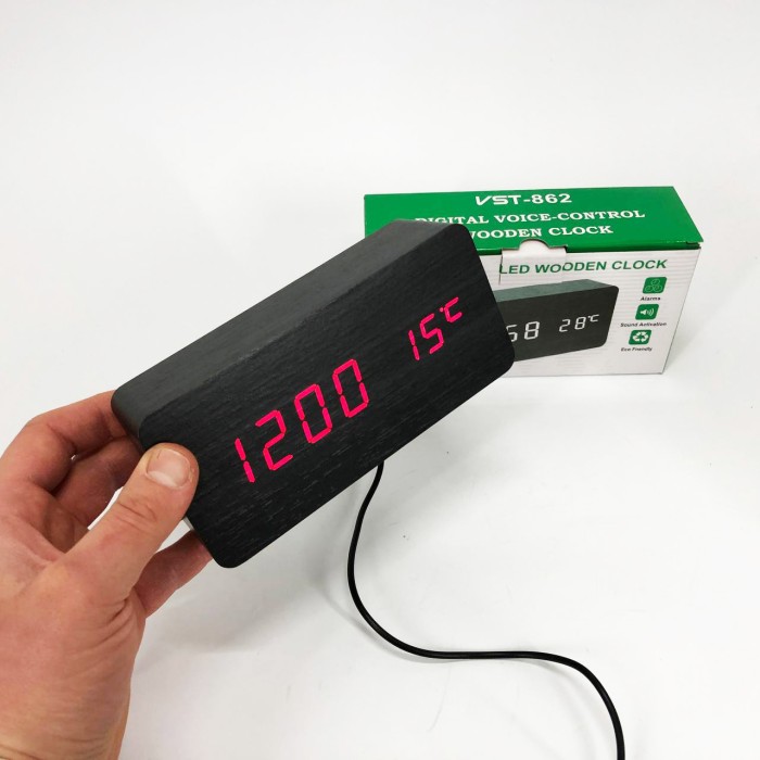 Настільний годинник для офісу, Настільний електронний годинник з великими цифрами DR-78