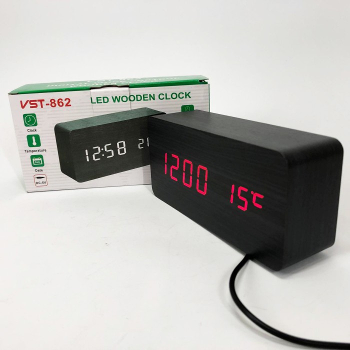 Настільний годинник для офісу, Настільний електронний годинник з великими цифрами DR-78