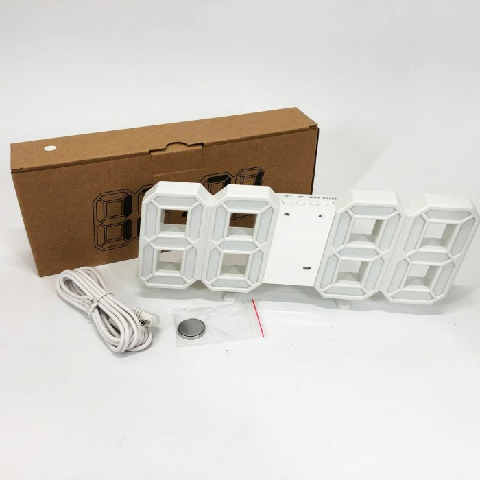 Електронний годинник з вбудованим дисплеєм LY-1089, Годинник електронний з підсвічуванням дисплея BA-23