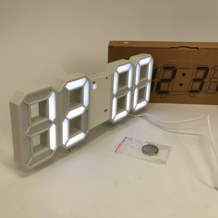 Цифровий годинник настільний LY-1089, Настільний годинник з будильником Маленький PN-17