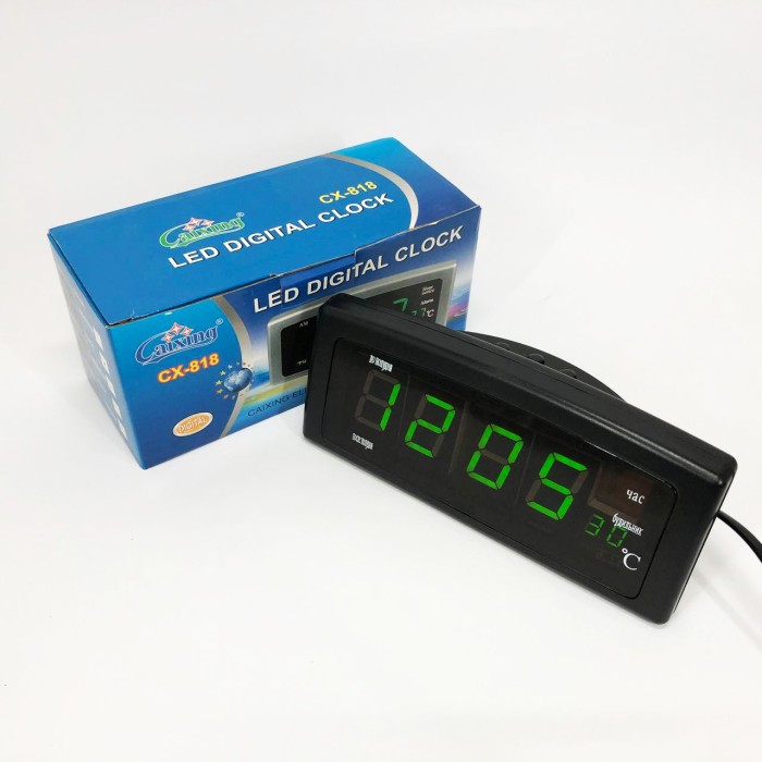 Настільний годинник з підсвічуванням Caixing CX-818, Цифровий годинник настільний OL-30