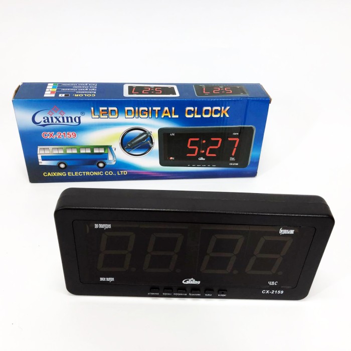 Годинник мережевий електронний світловий настільний, Практичний електронний годинник OE-81