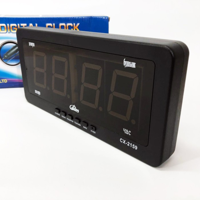 Годинник мережевий електронний світловий настільний, Практичний електронний годинник OE-81