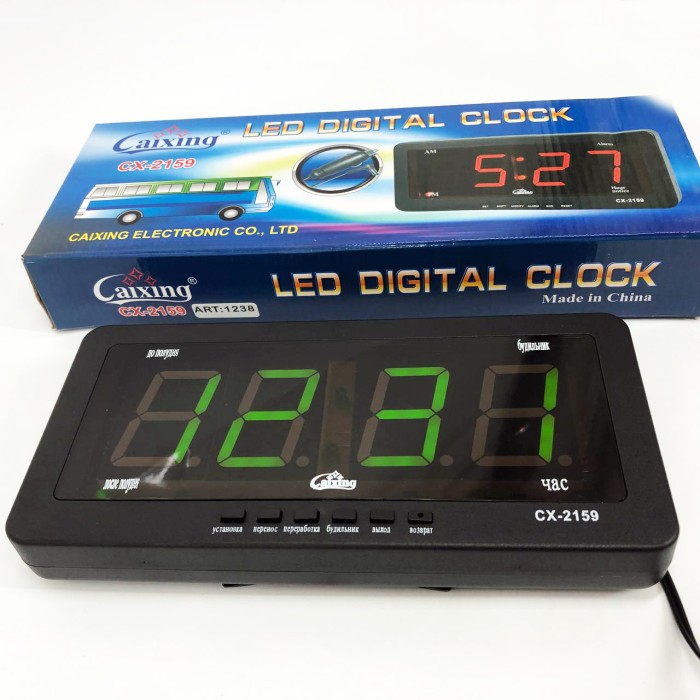 Годинник мережевий електронний світловий настільний, Практичний електронний годинник OE-81