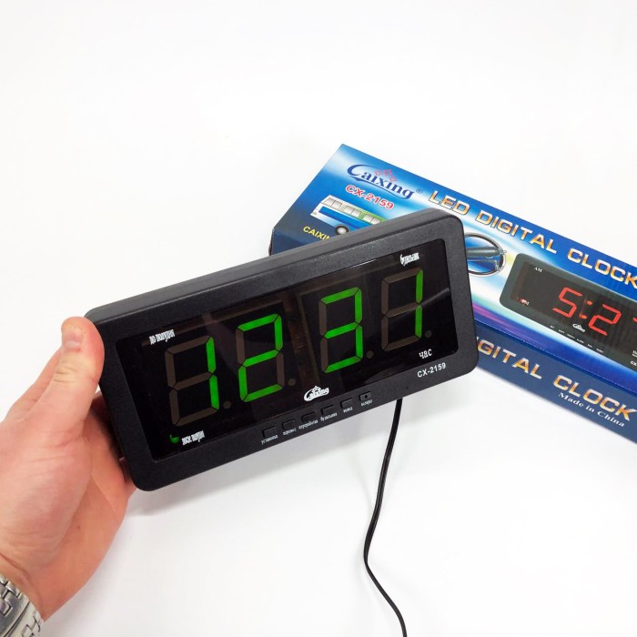 Годинник світлодіодний настільний хороші, Сучасний годинник з LED підсвічуванням XP-89