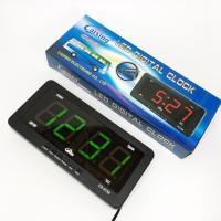 Практичний настільний годинник з підсвічуванням Caixing CX 2159 12В 220В, Настільні UJ-142 LED годинники