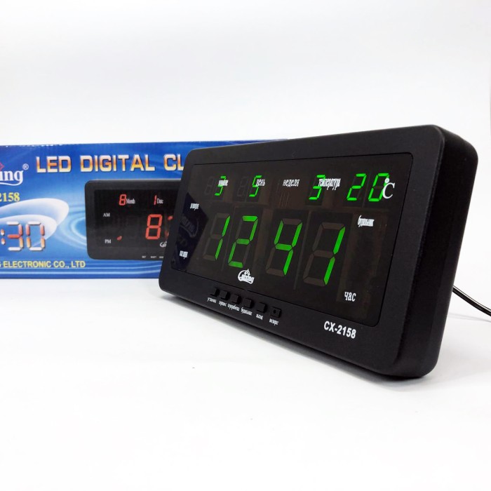 Електронний годинник з вбудованим дисплеєм, Настільний годинник з led підсвічуванням QS-31