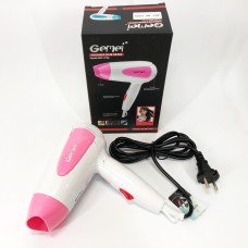 Фен для волосся складаний дорожній Gemei GM-1756 1200 Вт, Домашній фен для укладання Pink