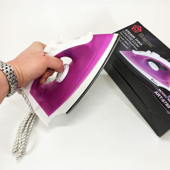 Праска відпарювач для прасування речей DOMOTEC, Парова праска для одягу Портативна з парою DM-29