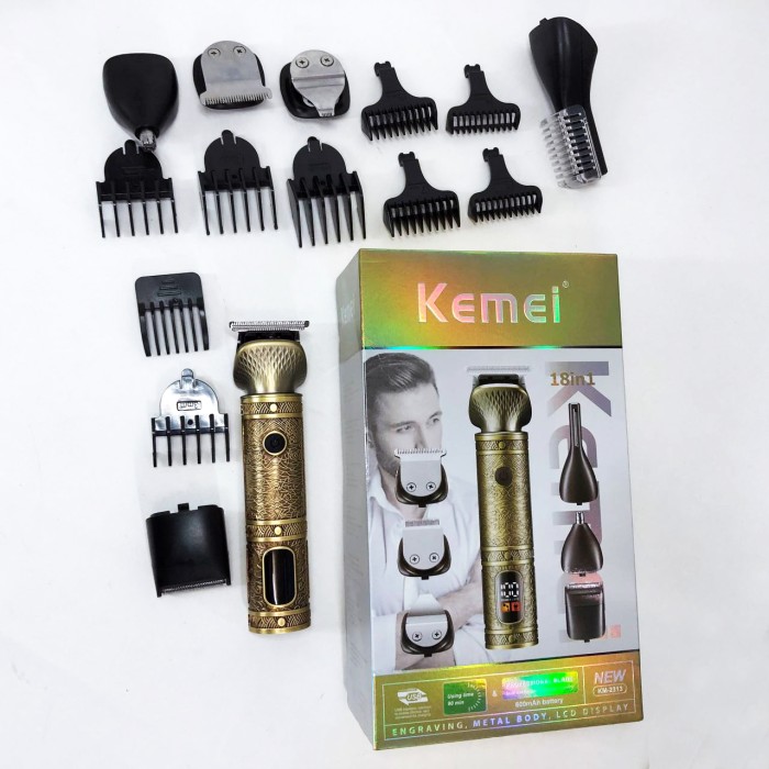 Професійна машинка для волосся, Чоловічий тример для окантовки Практична машинка стрижки волосся AW-91