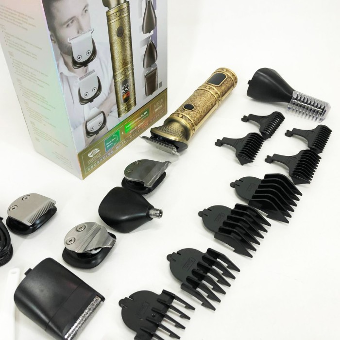Тример для стрижки волосся потужний Kemei KM-2313, Професійна бритва-машинка для стрижки волосся SP-95