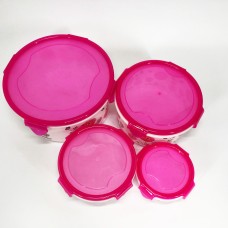 Набір пластикових судків UNIQUE UN-1512. Колір: рожевий JK-77