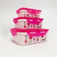 Комплект пластикових судків UNIQUE UN-1511. Колір: рожевий FD-49