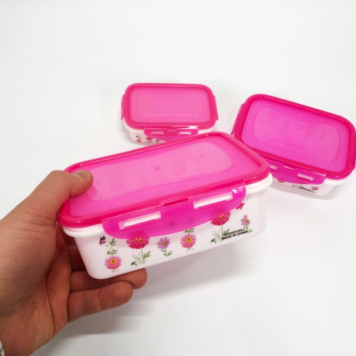 Комплект пластикових судків UNIQUE UN-1511. Колір: рожевий RW-94