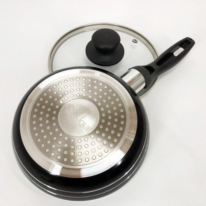 Якісна сковорідка для смаження UNIQUE UN-5161 18 см, Сковорідка для індукційної плити VS-58