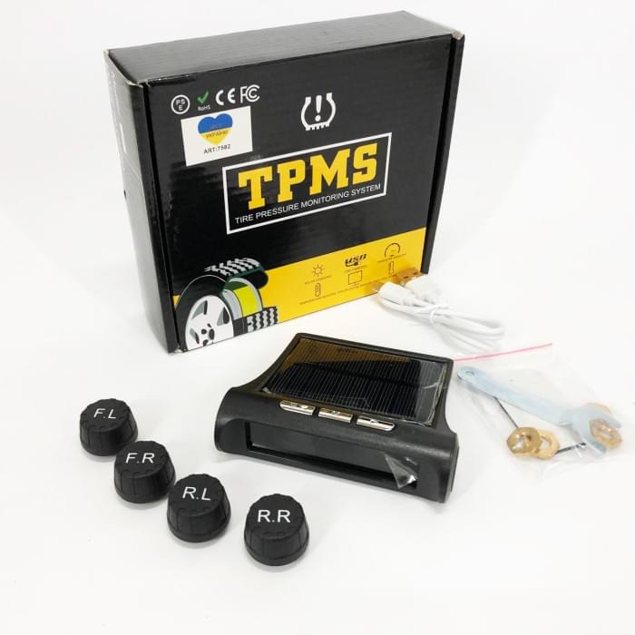 Система контролю тиску у шинах TPMS+SOLAR NJ-131 зовнішні датчики