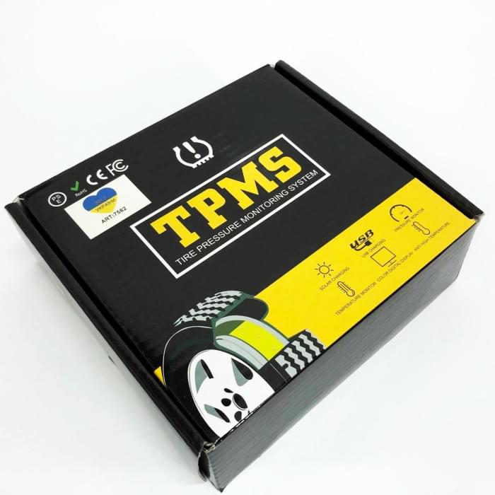 Система контролю тиску у шинах TPMS+SOLAR NJ-131 зовнішні датчики