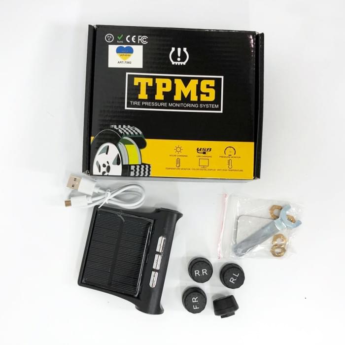 Система контролю тиску у шинах TPMS+SOLAR NJ-131 зовнішні датчики