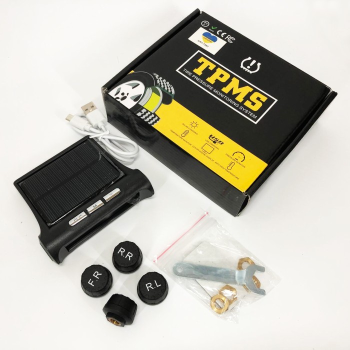 Система контролю тиску у шинах TPMS+SOLAR зовнішні датчики ZV-33