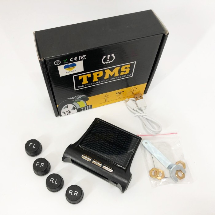 Система контролю тиску у шинах TPMS+SOLAR зовнішні датчики ZV-33