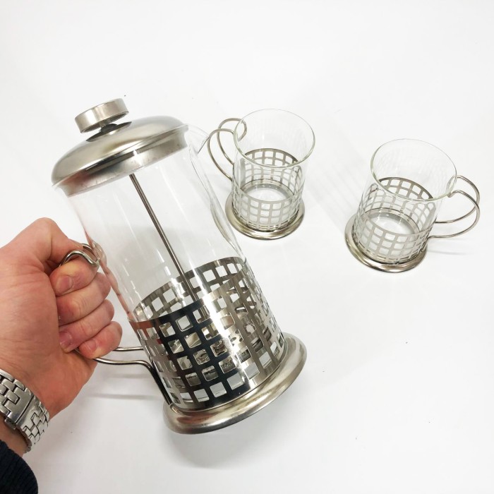 Чайник заварник UNIQUE UN-1155 0.6 л, Чайники для заварки, Заварний чайник скляний з ручкою XO-22