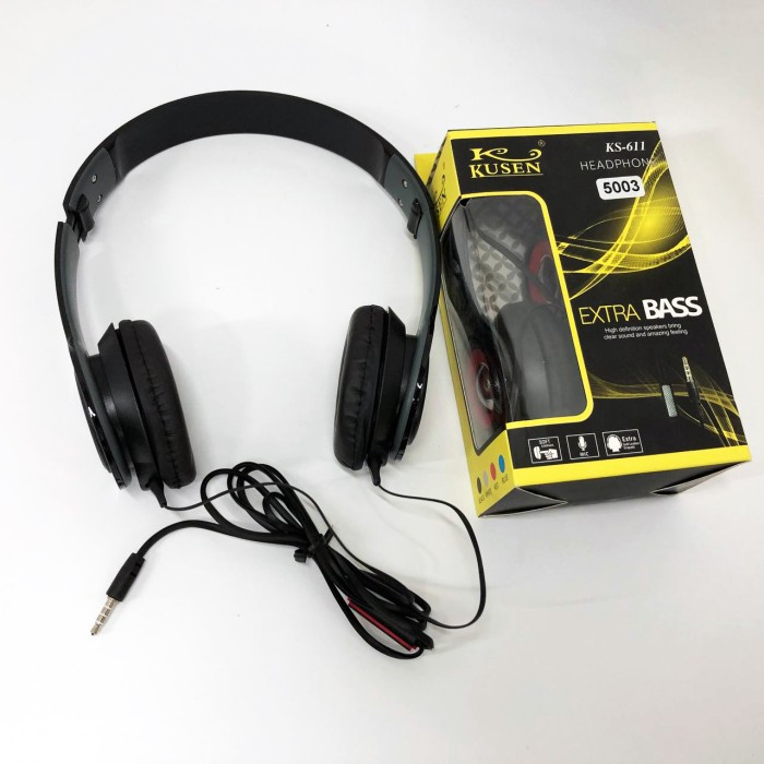 Навушники Kusen KS-611 із вбудованим мікрофоном LQ-12