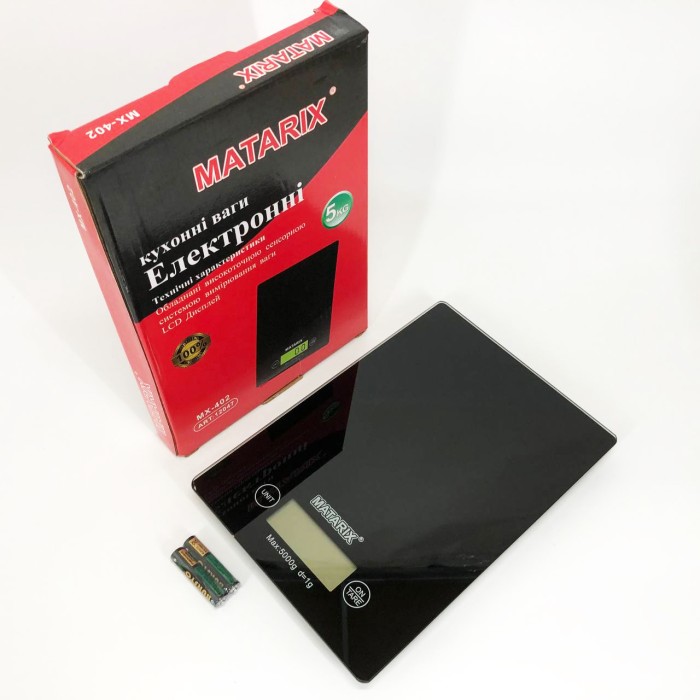 Ваги для кухні з дисплеєм Matarix, Ваги кухонні для ресторану кулінарні кухні XN-67