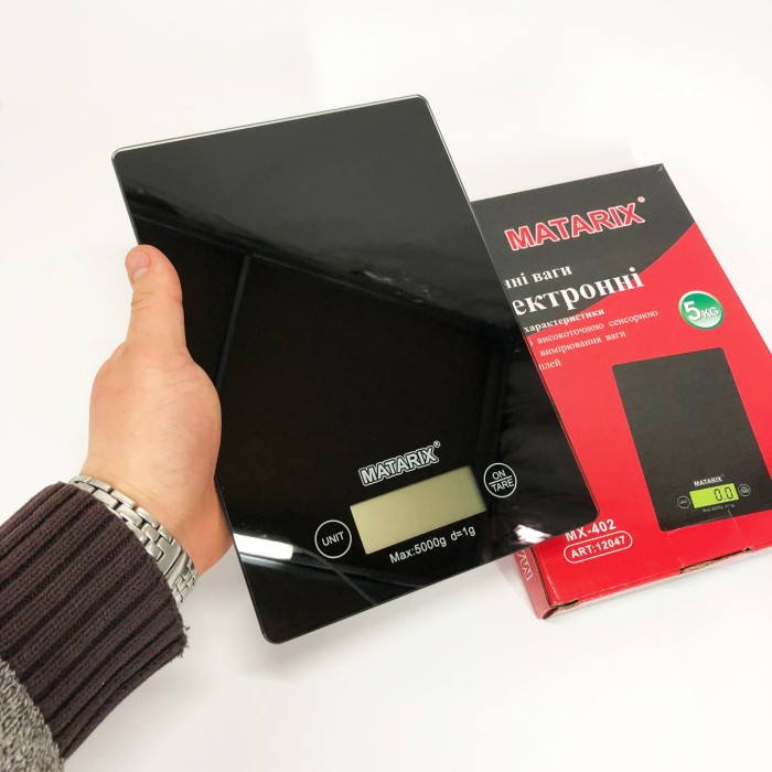Ваги на кухню якісні для зважування Matarix MX-402 5 кг, Ваги кухонні, Мірні ваги KM-455 для кухні