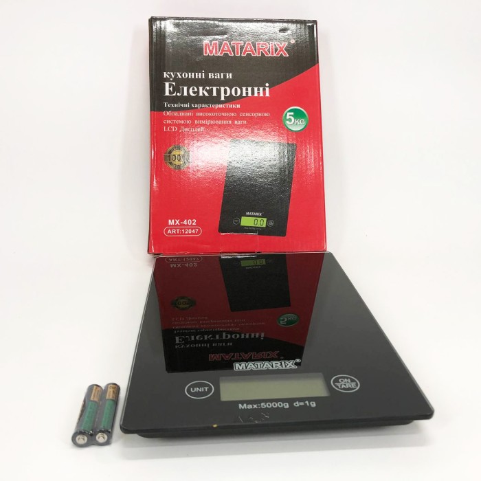 Ваги на кухню якісні для зважування Matarix MX-402 5 кг, Ваги кухонні, Мірні ваги KM-455 для кухні