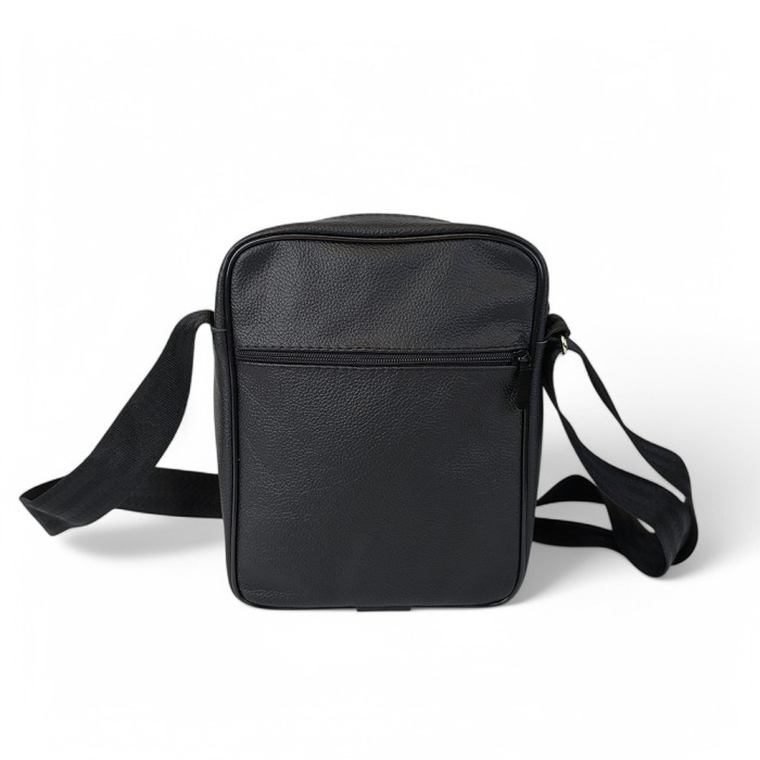 Чоловіча міська сумка крос-боді, Сучасний месенджер, Повсякденна сумка-месенджер, Чоловіча чорна сумка BU-91