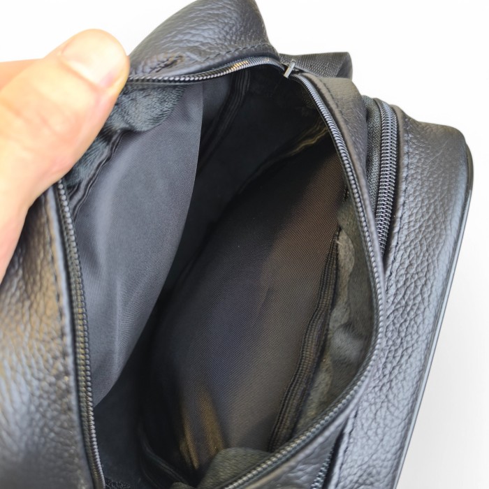 Міська сумка-месенджер, Оригінальна чоловіча сумка крос-боді, Шкіряний месенджер, Комфортний месенджер UI-78