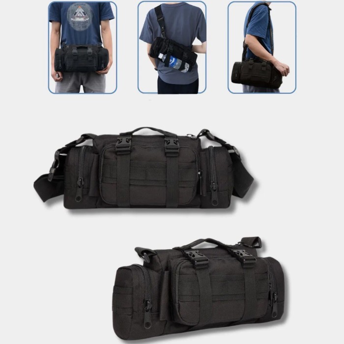Сумка слінг тактична, Укріплена тактична сумка для чоловіків, Сумка військова кобура наплічна JY-30