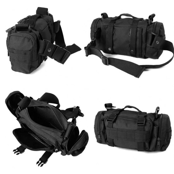 Сумка слінг тактична, Укріплена тактична сумка для чоловіків, Сумка військова кобура наплічна JY-30