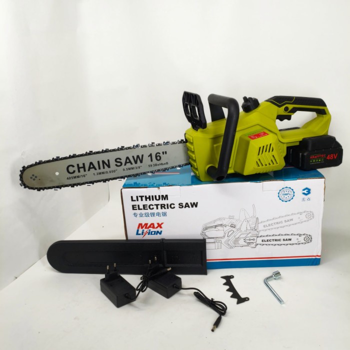Акумуляторна пила для домашніх робіт Chain Saw 16 дюймов 36V, Ланцюгова пила для садових робіт DJ-53