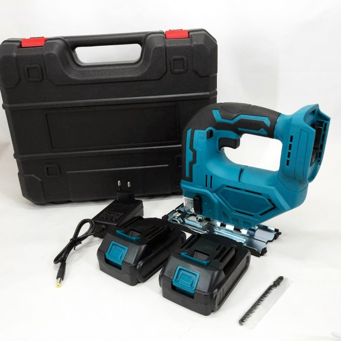 Акумуляторний безщітковий лобзик 24V з 2 АКБ у пластиковому кейсі з регулюванням швидкості та кута нахилу UD-21