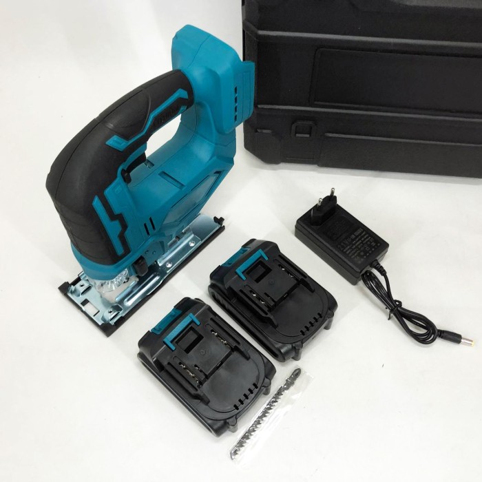 Акумуляторний безщітковий лобзик 24V з 2 АКБ у пластиковому кейсі з регулюванням швидкості та кута нахилу UD-21