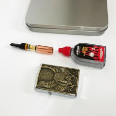 Запальничка в подарунок N9, Стильна запальничка в подарунок, Запальничка бензин Бензинова OA-11