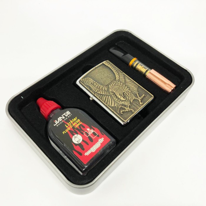 Запальничка в подарунок N9, Стильна запальничка в подарунок, Запальничка бензин Бензинова OA-11