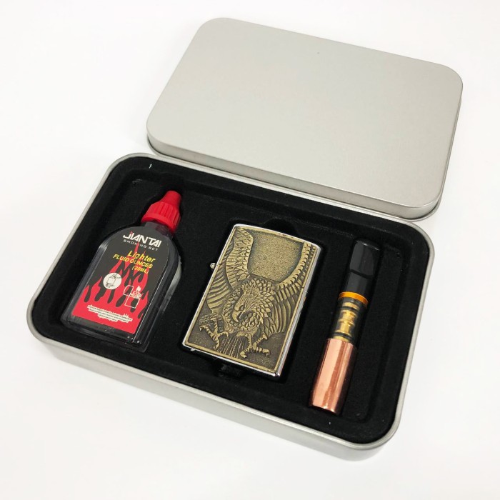 Запальничка в подарунок N9, Стильна запальничка в подарунок, Запальничка бензин Бензинова OA-11