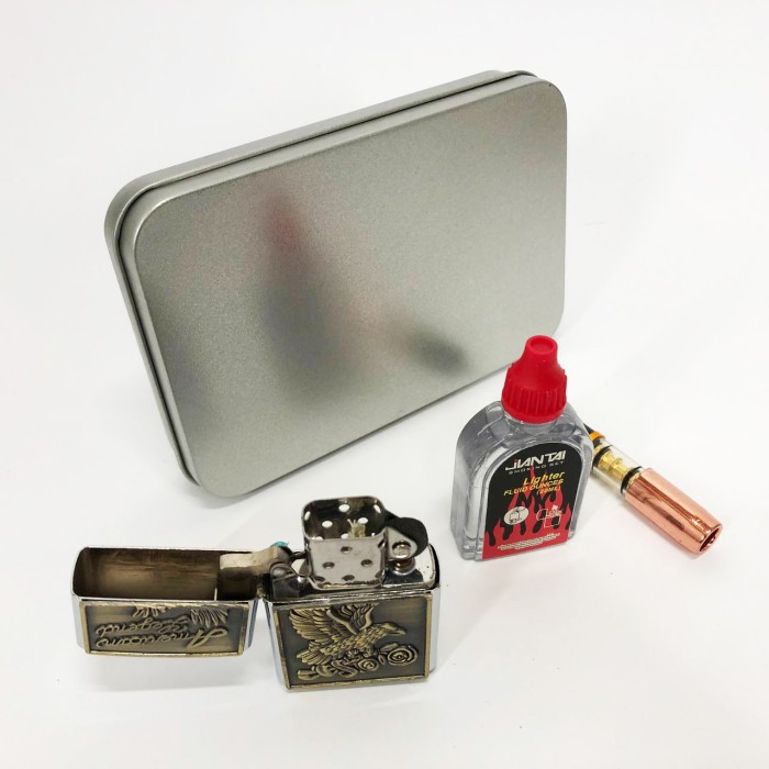 Сувенірні запальнички N9, Оригінальна запальничка бензинова, Запальничка бензинова щаслива FD-95