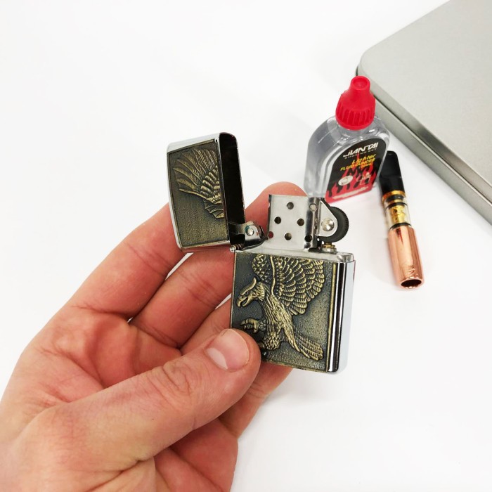 Вітрозахисна запальничка N9, Подарунок запальничка хлопцеві., Бензинова запальничка бензин MU-52