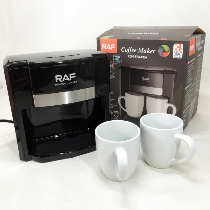 Кавоварка для дому RAF R.115 650 Вт, Кавова машинка, Кавоварка для дому настільна компактна NB-31