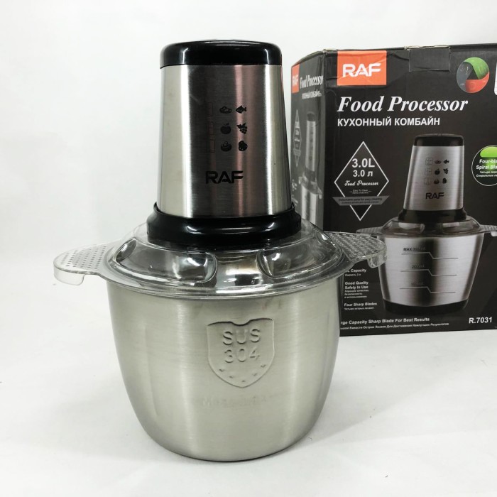 Блендер для пюре і коктейлів, Подрібнювач з 4-ма лезами, Блендер з чашею для подрібнення SM-73